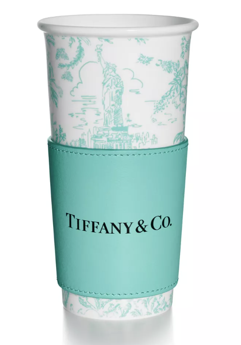 Tiffany Toile Large Coffee Cup in Tiffany Blue® Bone China