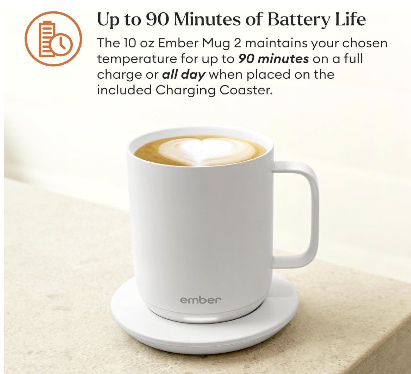 Ember Temperature Control Smart Mug 2